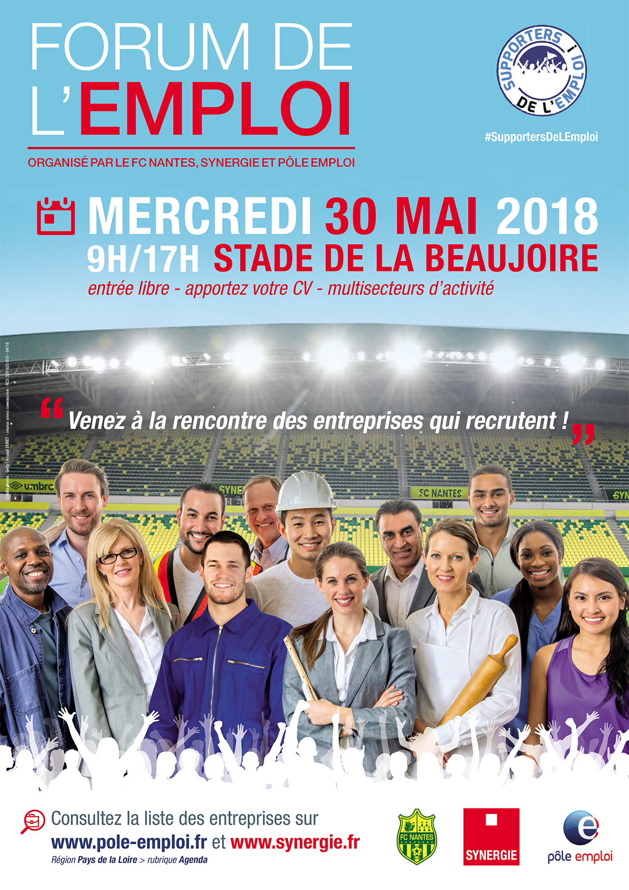 Affiche forum emploi 2018