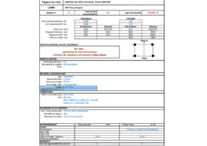 Rapport de visite ligne électrique aérienne détails