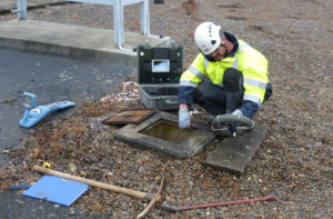utilisation de l'endoscope pour déterminer fil d'eau
