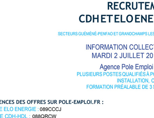Pole Emploi : information collective à la CCEG le 02/07/19